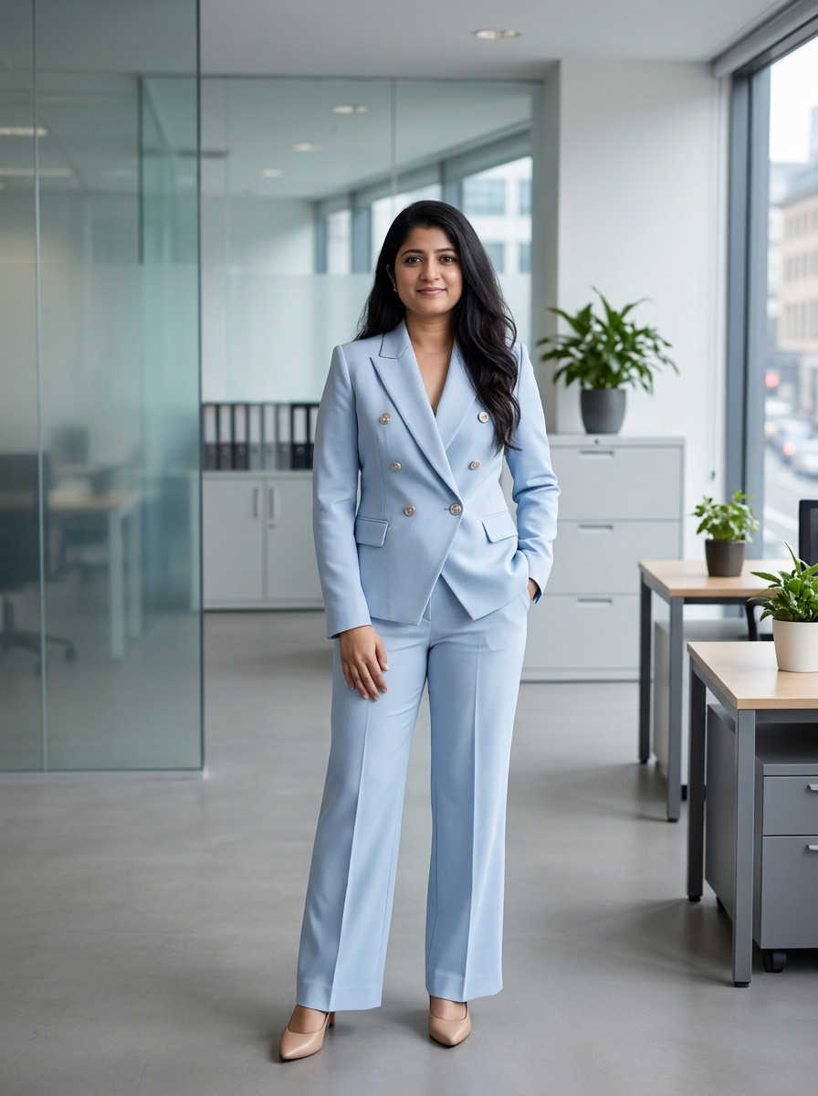 A curated look for a client meeting